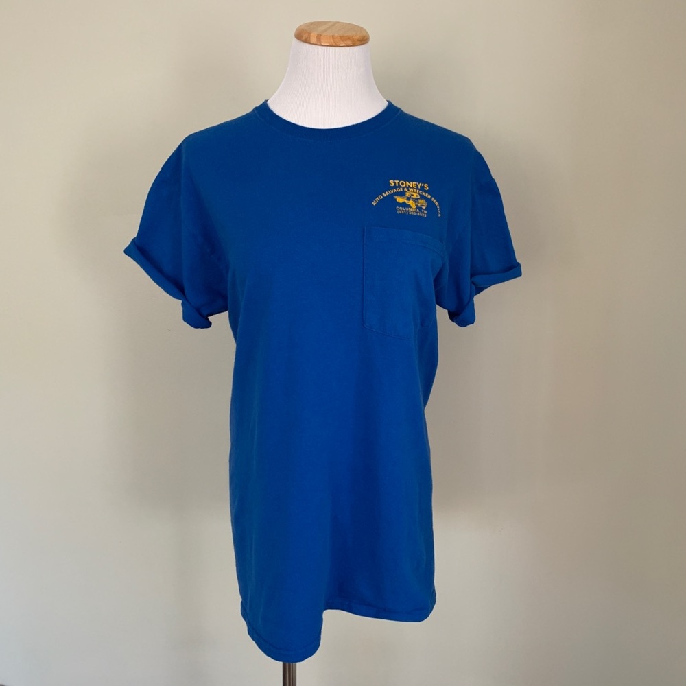 Vintage Auto Salvage Pocket Tee M - Picture 2 of 7